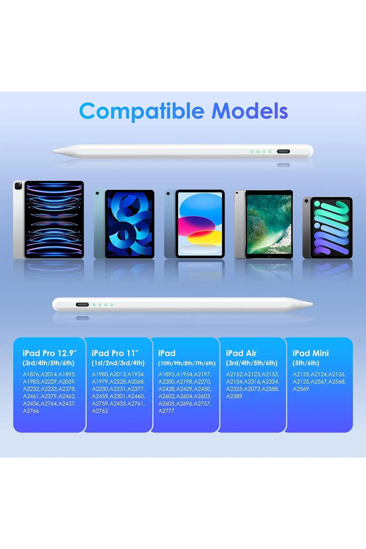 قلم تبلت IPAD A16 AIR 6 7 8 9 10 11 12. رد قرص نخل قرمز نسل طراحی فیبکس Fibaks