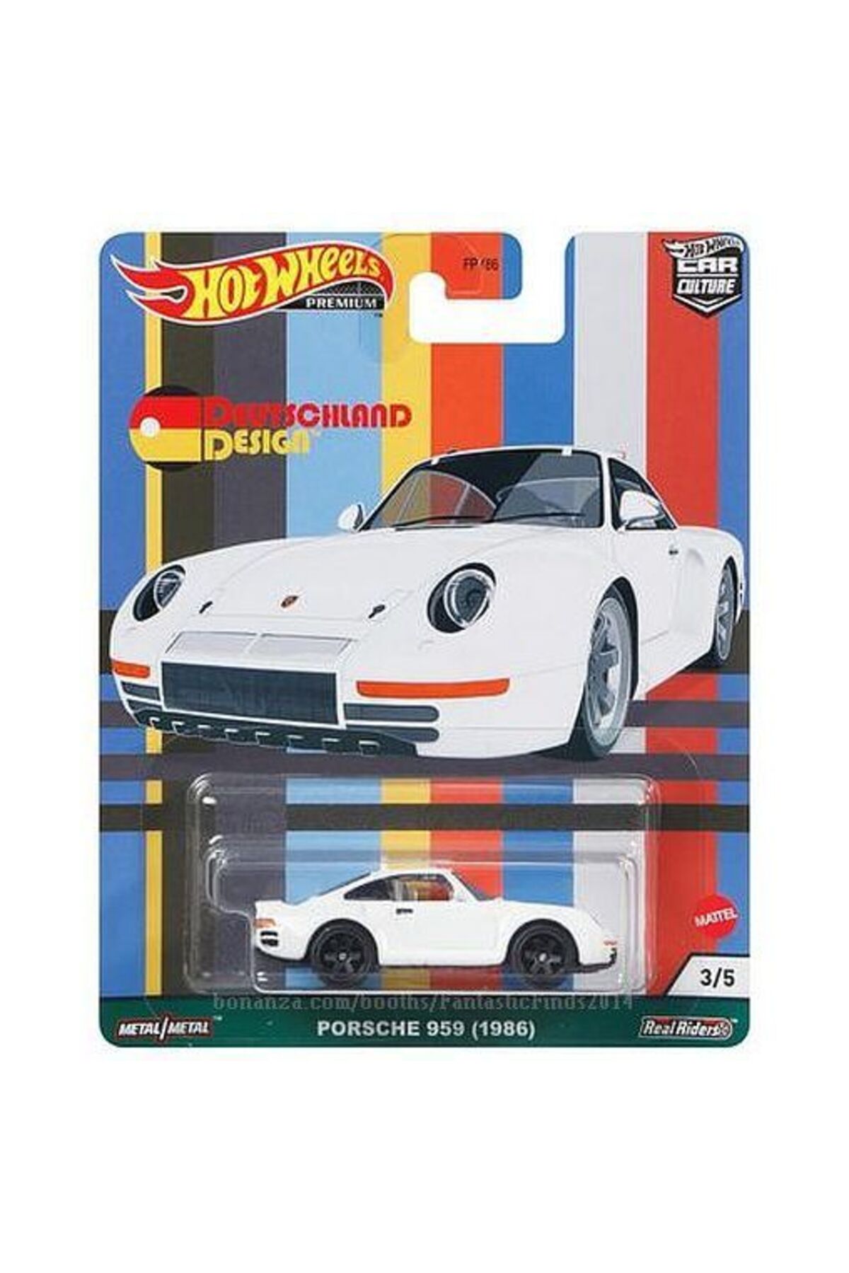 ماشین اسباب بازی PREMIUM PORSCHE 959 1986 هات ویلز اورجینال HOT WHEELS