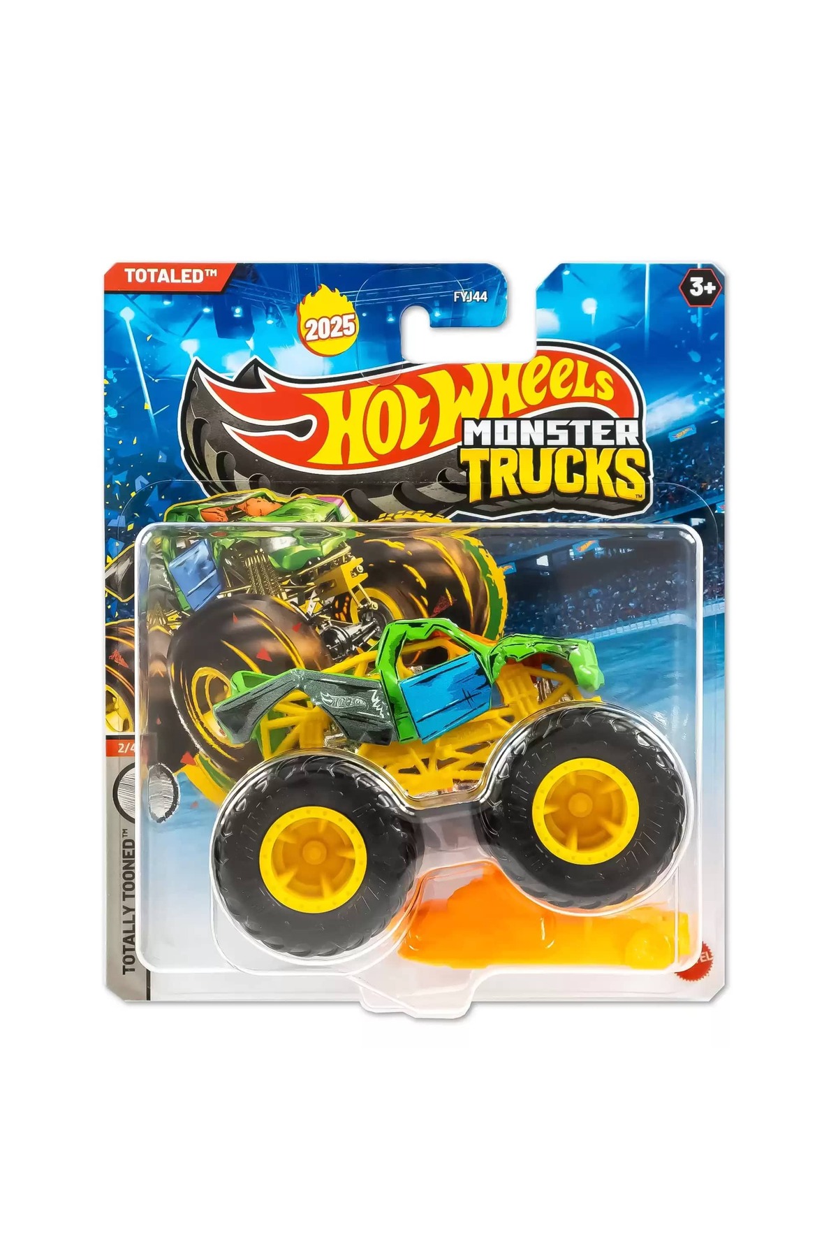 ماشین اسباب بازی کامیون های هیولا HW 1:64 اتومبیل TOTALIZED JCD95 هات ویلز اورجینال HOT WHEELS