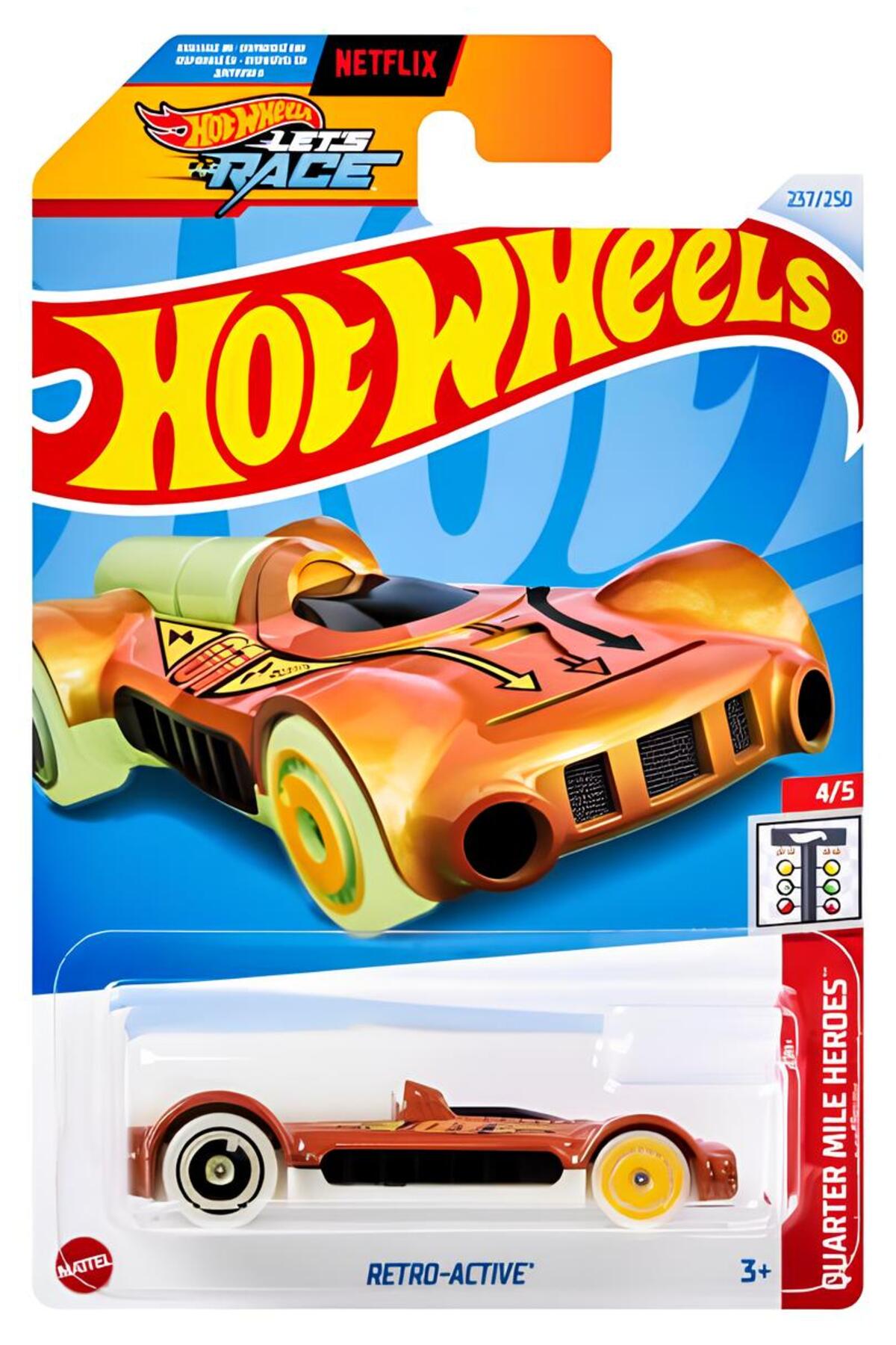 ماشین اسباب بازی اتومبیل های تک یکپارچهسازی با سیستمعامل فعال HTB86 هات ویلز اورجینال HOT WHEELS