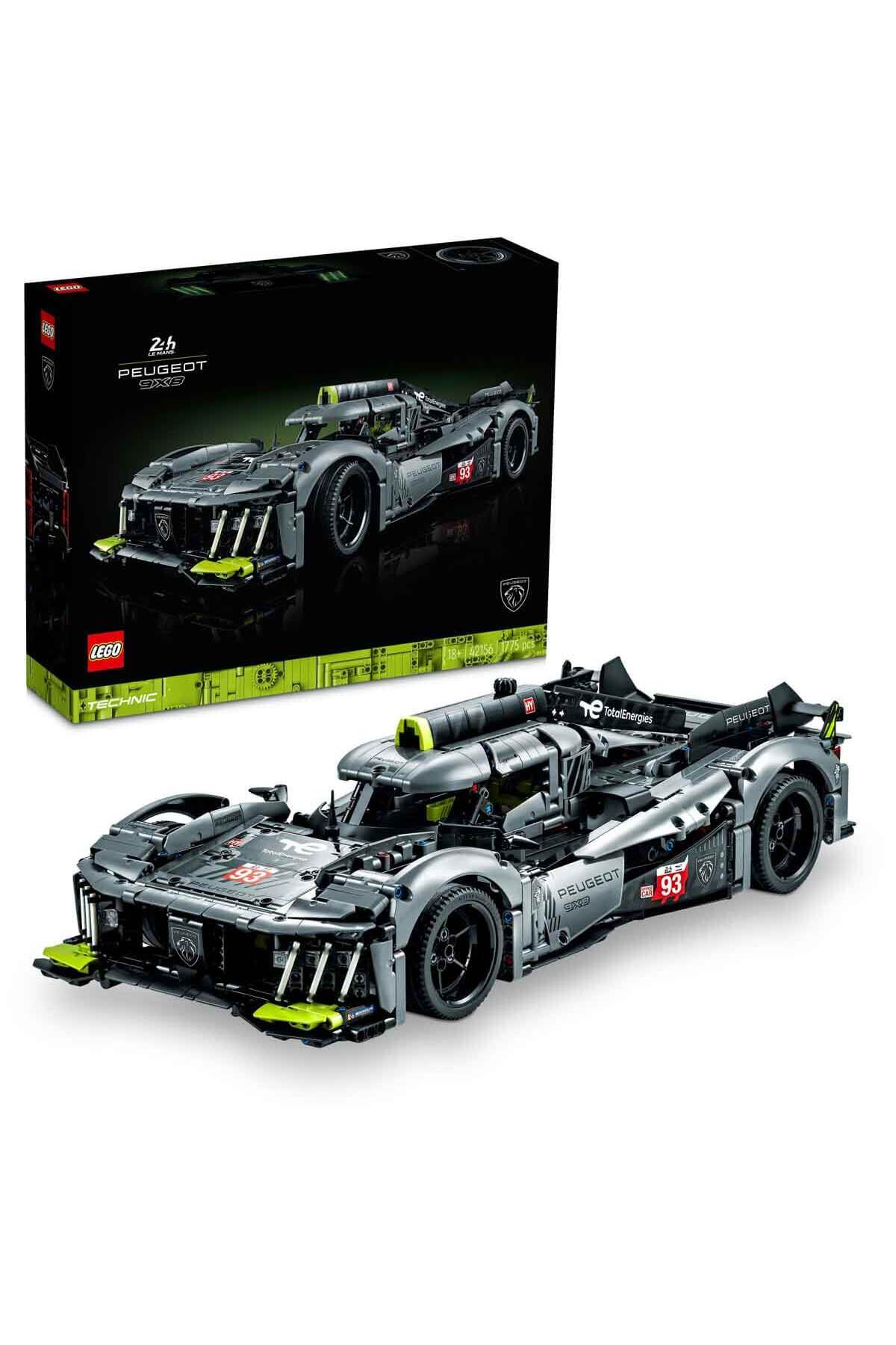 لگو و اسباب بازی های ساخت محور TECHNIC PEUGEOT 9X8 24H LE MANS HYBRID HYPERCAR 42156 اورجینال LEGO