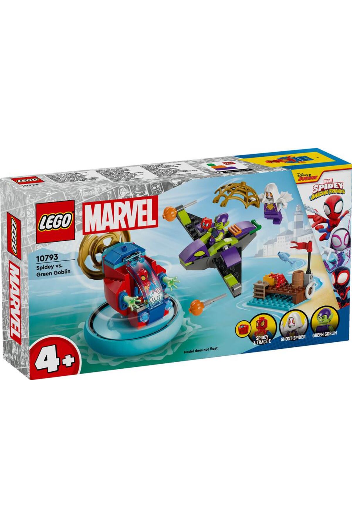 لگو و اسباب بازی های ساخت محور SUPER HEROES 10793 SPIDEY VS. GREEN GOBLIN اورجینال LEGO
