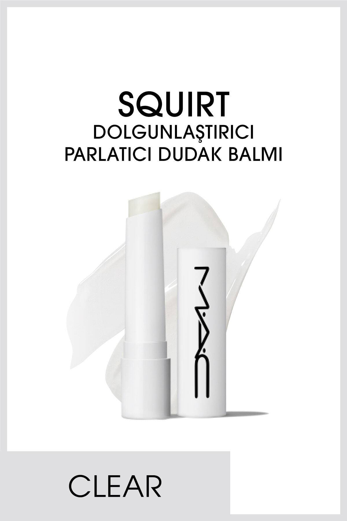 Mac رژ لب حجم دهنده Squirt با جلوه ای درخشان و تغذیه کننده لب ها رنگ بی رنگ و براق