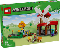 مجموعه ساختنی لگو LEGO ماینکرفت Minecraft مزرعه آسیاب بادی مدل 21262، ۴۶۲ قطعه، حداقل سن ۸ سال