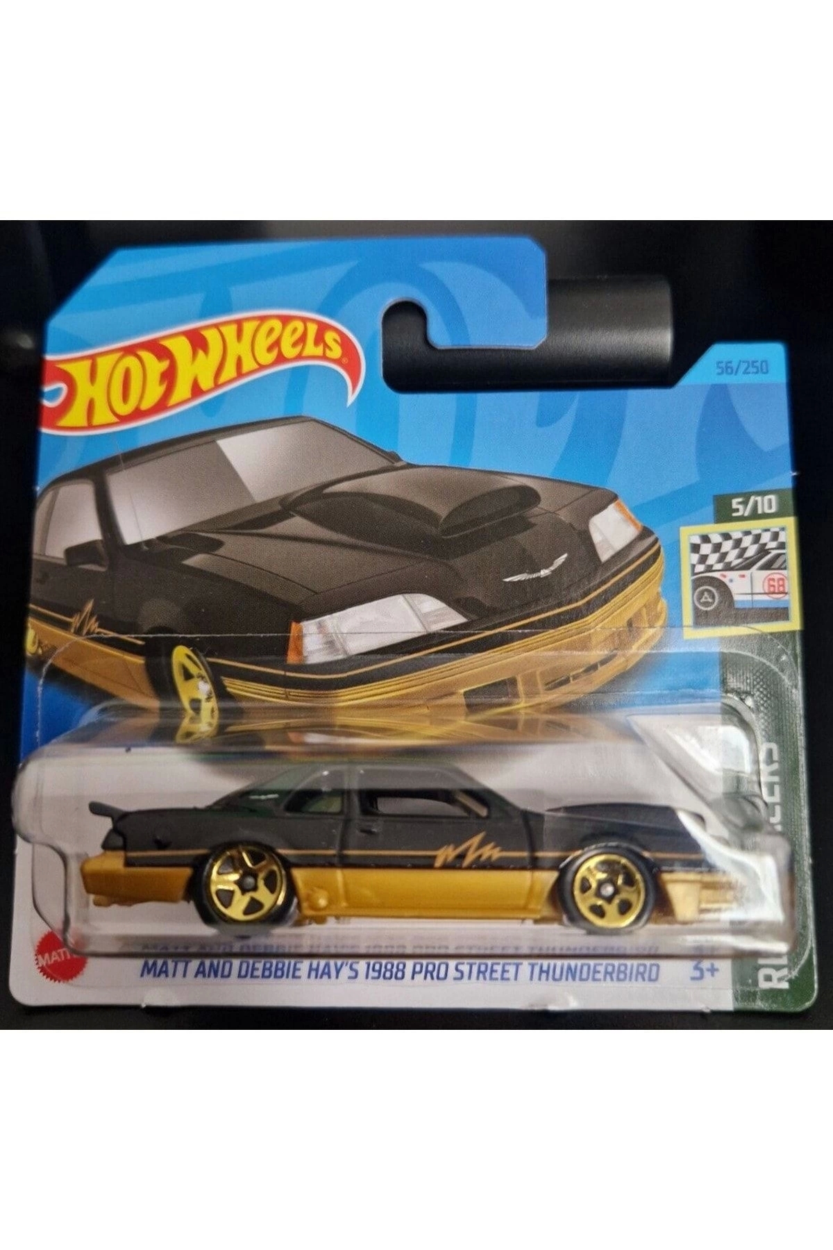 ماشین اسباب بازی HOTWHEELS SINGLE CARS MATT AND DEBBIE HAY'S 1988 PRO STREET THUNDERBIRD 2023 HKJ80 هات ویلز اورجینال HOT WHEELS