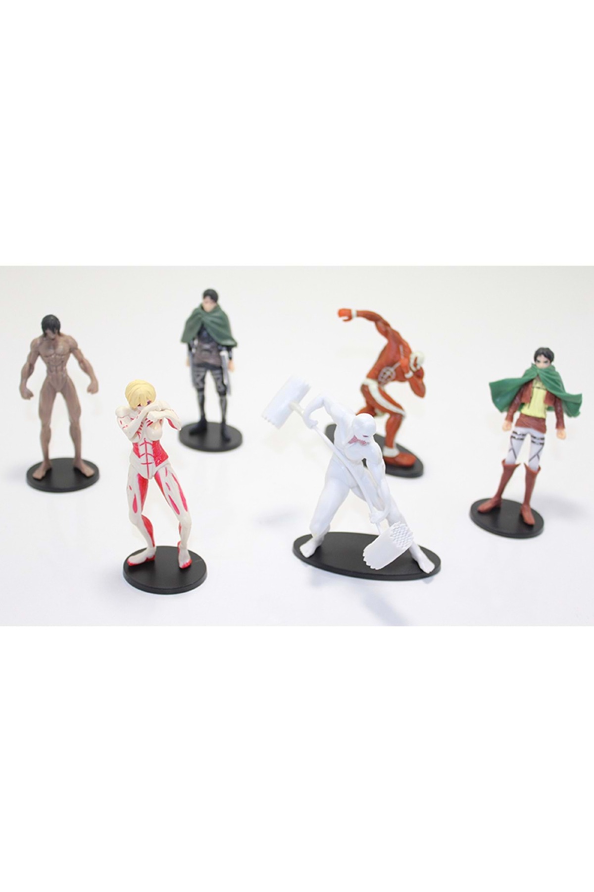 فیگور مجموعه 6 تایی انیمه SHINGEKI NO KYOJIN ATTACK ON TITAN از ترکیه Keskin