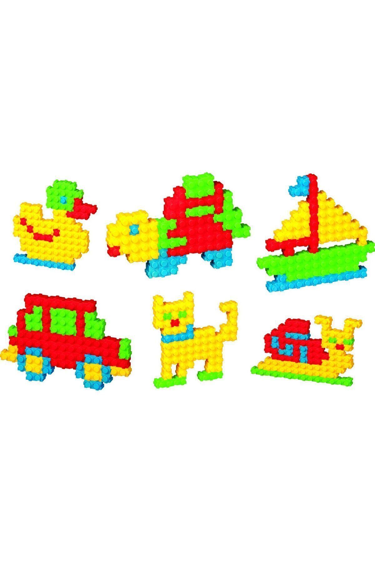 لگو و اسباب بازی های ساخت محور تیک بلوک 200 تکه 6 رنگ آموزشی اسنپ از ترکیه toysnet
