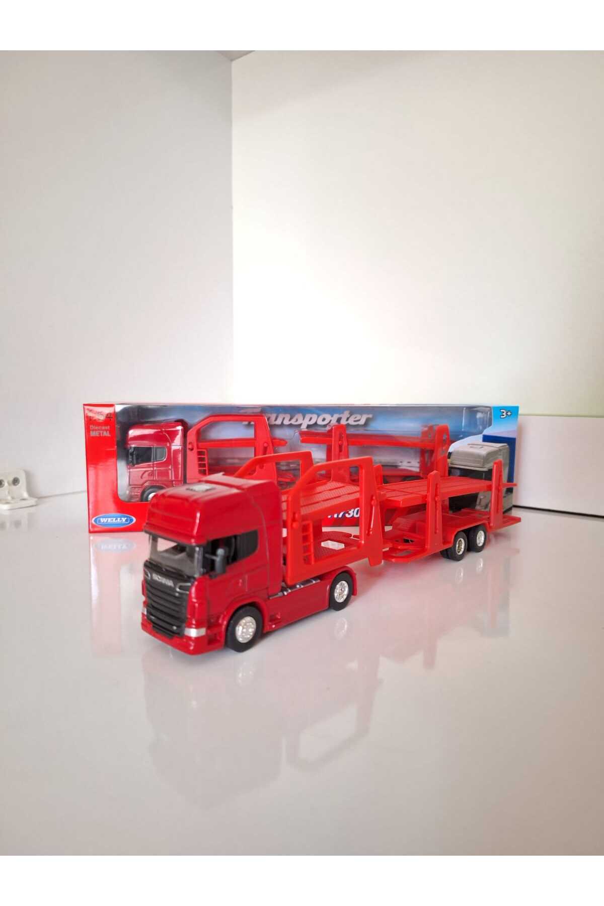 ماشین اسباب بازی کامیون حامل اسکنیا هات ویلز اورجینال HOT WHEELS