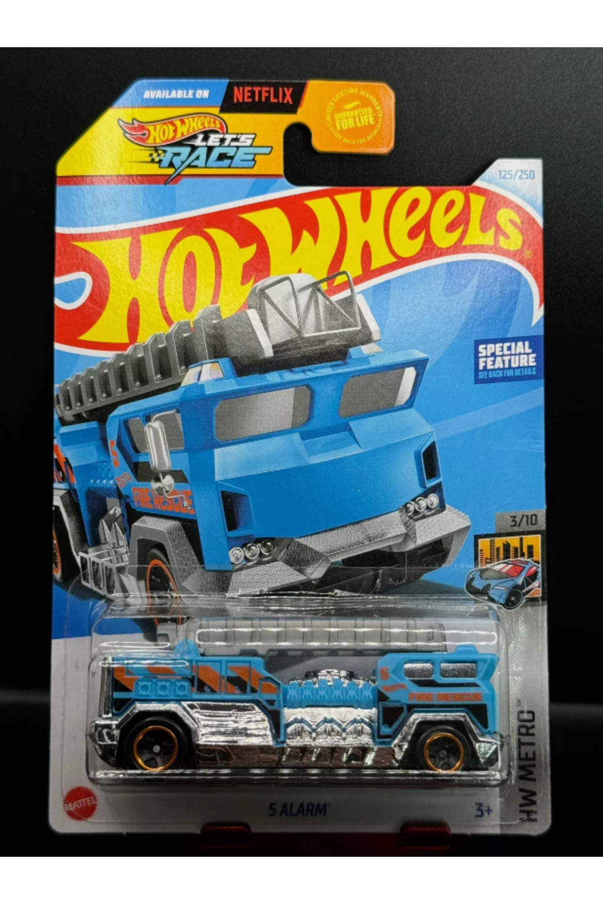 ماشین اسباب بازی 5 هشدار آبی هات ویلز اورجینال HOT WHEELS