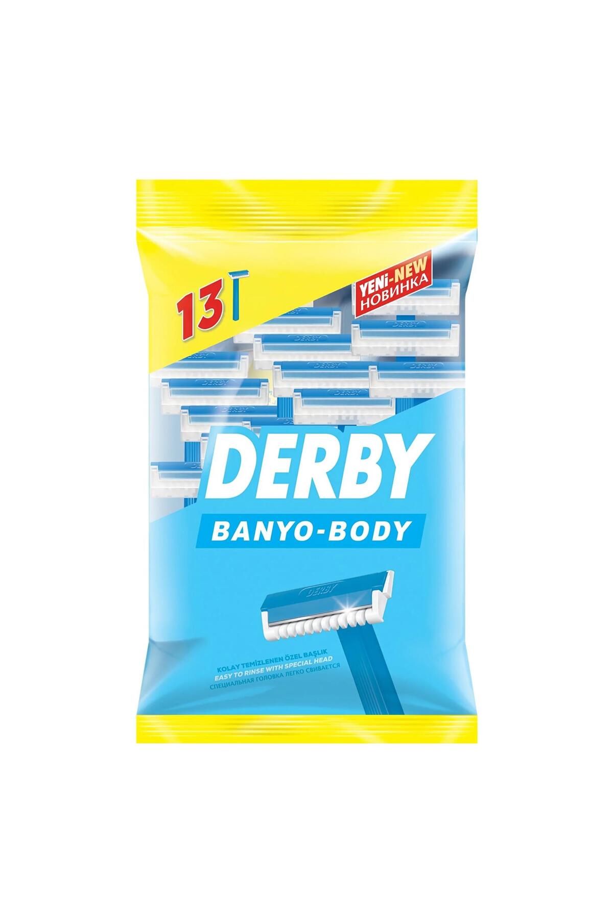 تیغ اصلاح سرویس حمام 13 یکبار مصرف Derby