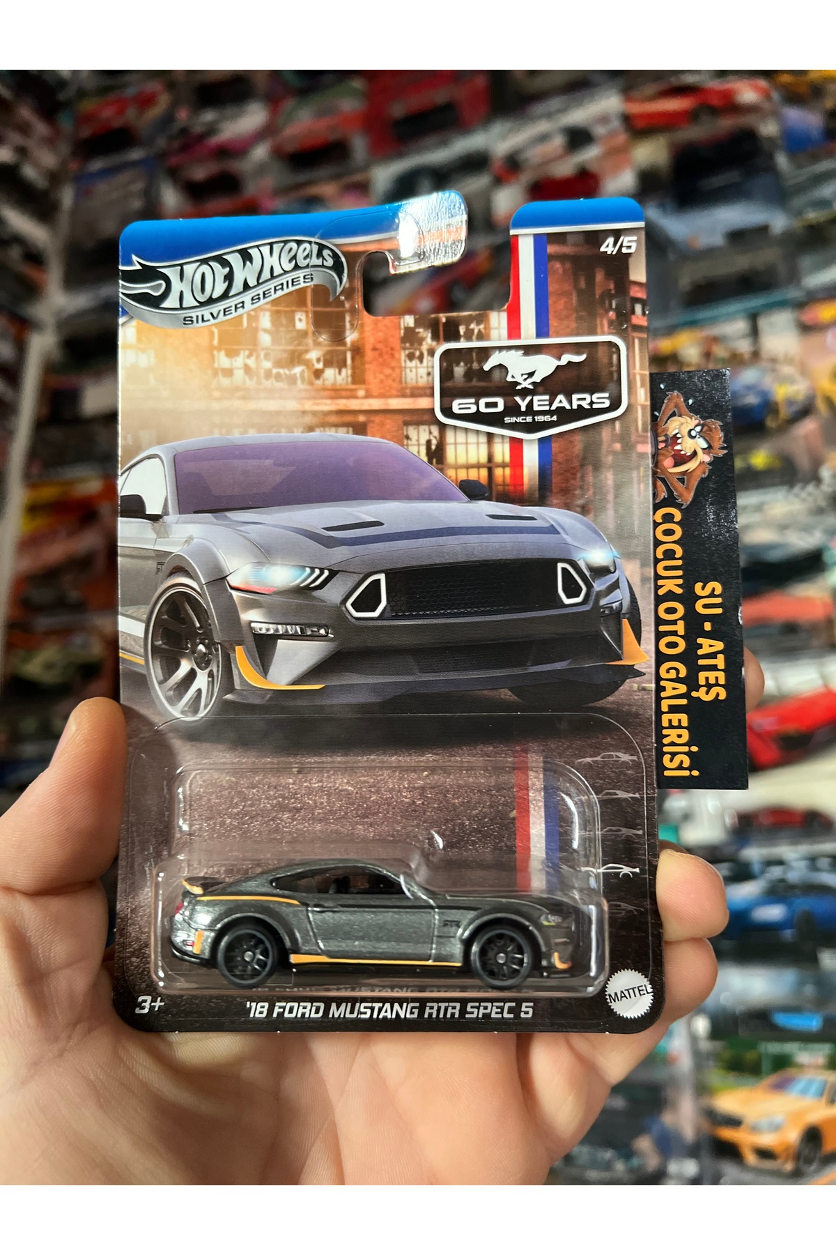 ماشین اسباب بازی 18' FORD MUSTANG RTR SPEC 5 '1.64' از ترکیه HOT WHEELS