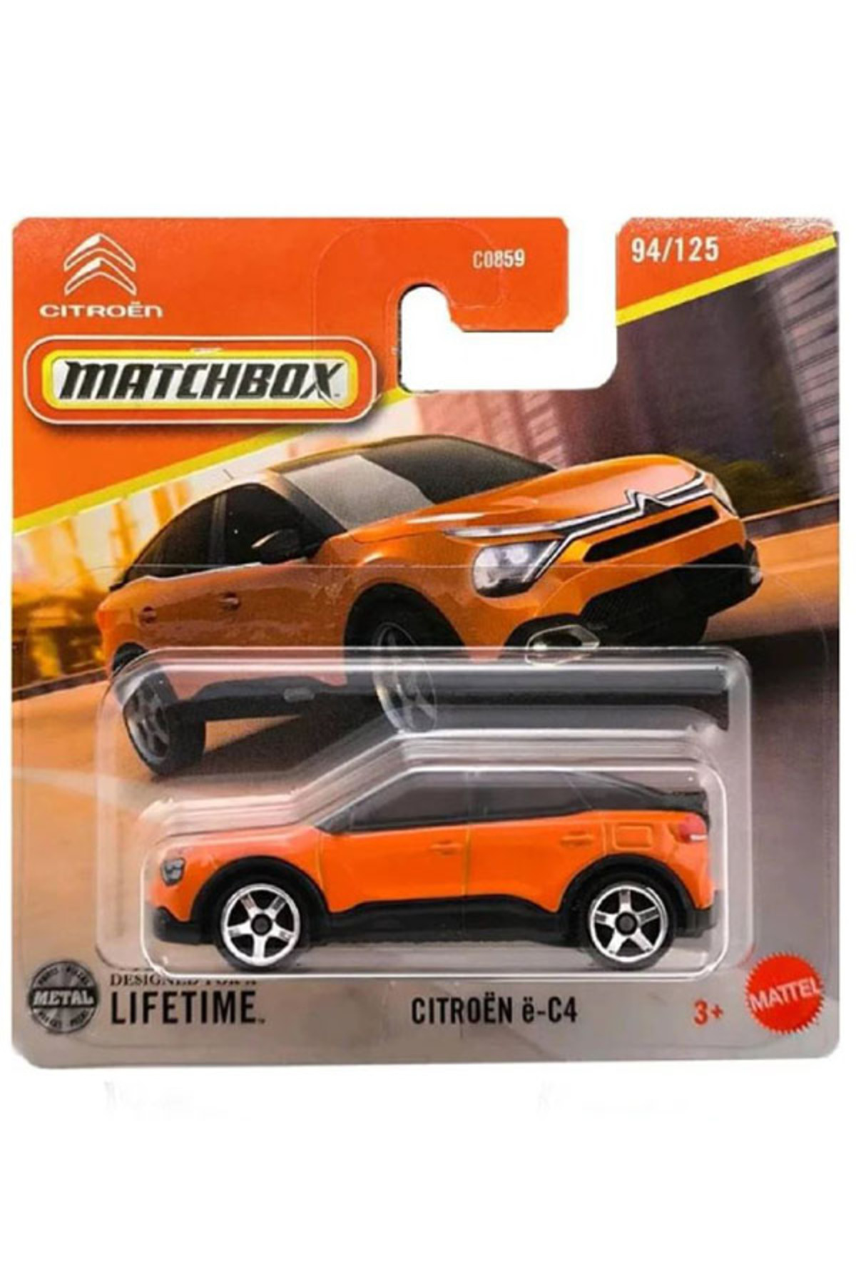 ماشین اسباب بازی MATCHBOX CITROEN E C4 ORANGE 1 64 2025 تولید هات ویلز اورجینال HOT WHEELS