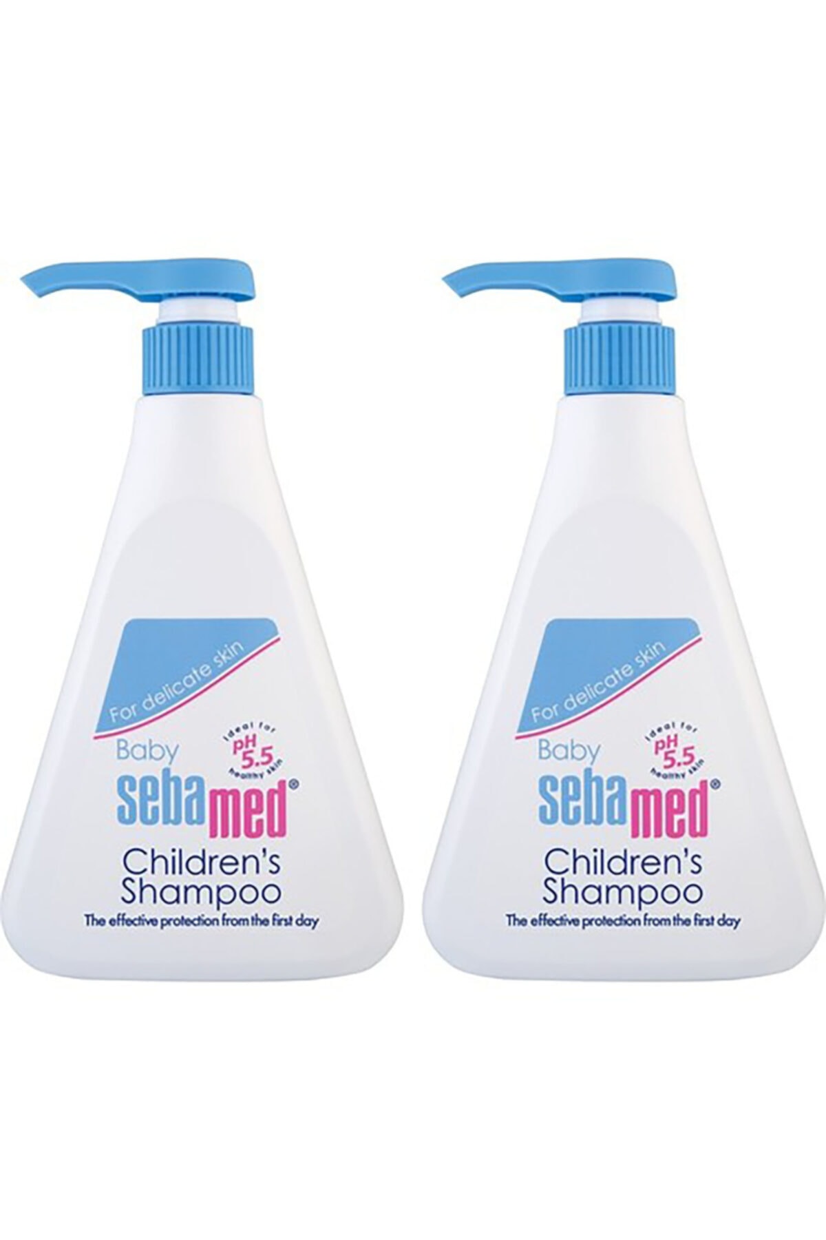 شامپو بچه پسرانه و دخترانه بچگانه کودک 500 میل X 2 قطعه Sebamed