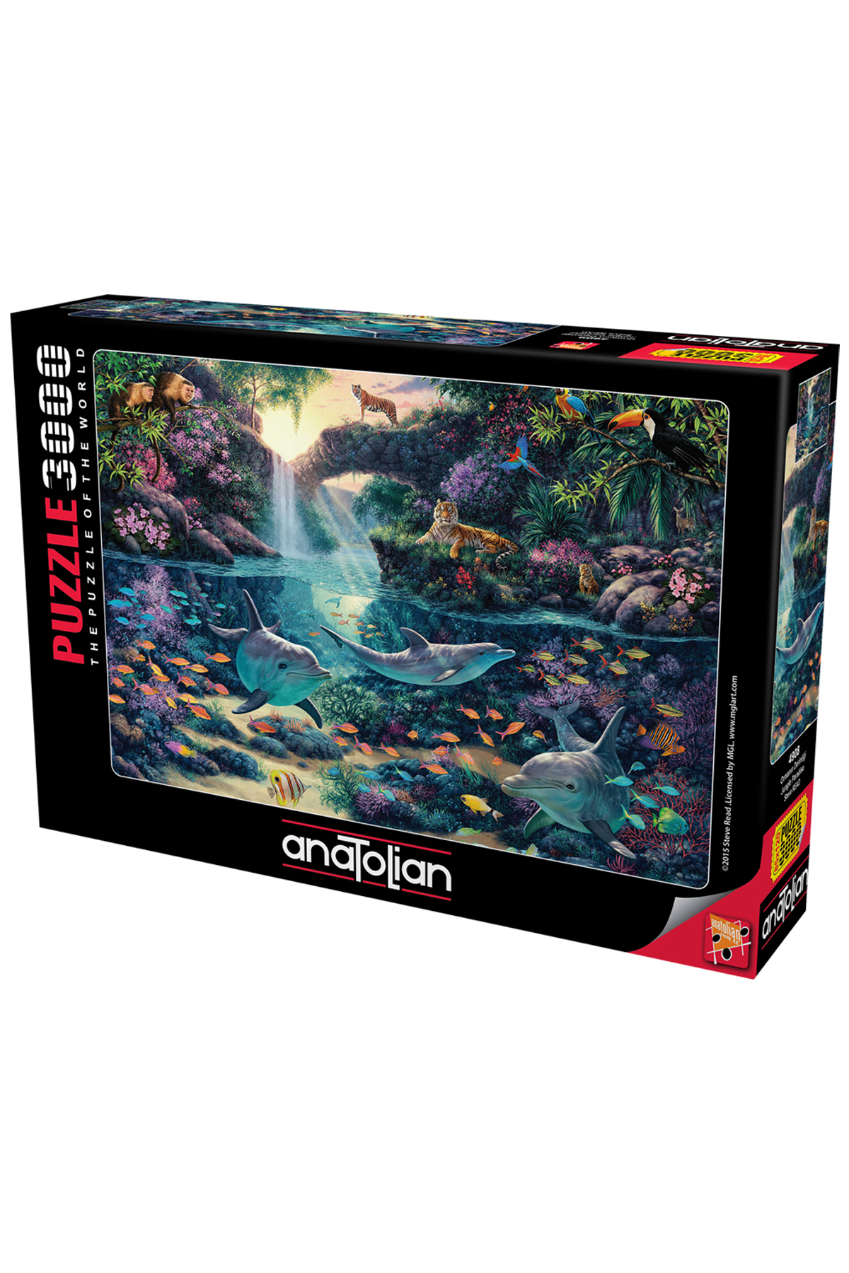 پازل 3000 تکه اره منبت کاری مویی DEPTH OF THE FOREST 4908 Anatolian Puzzle