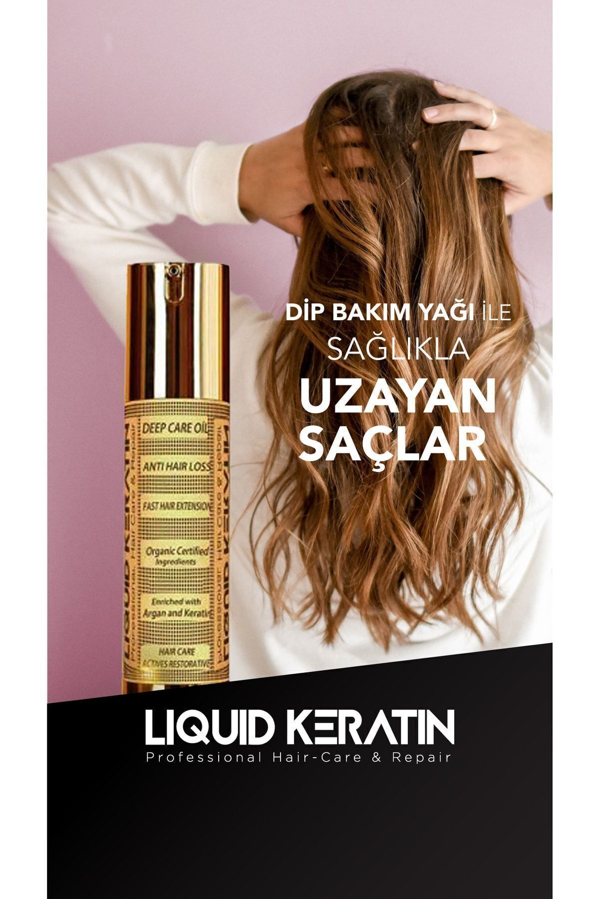 سرم و روغن مو تقویت کننده مغذی ضد کراتینه 50 میل Liquid Keratin