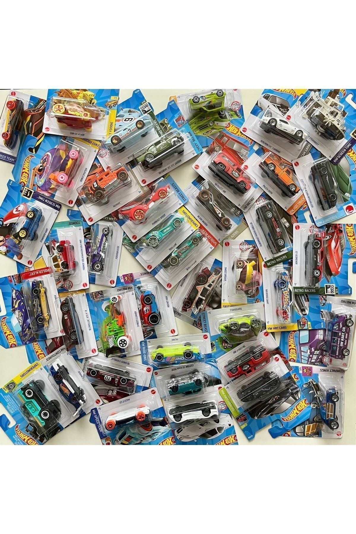 مدل خودرو ست استارت 20 تکه HOTWHEELS بیست ماشین مختلف اورجینال HOT WHEELS