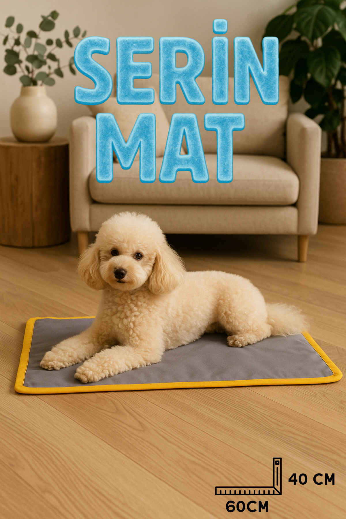تشک بالشی گربه و سگ پاگالو Pugalo Thermo Mat، قابل استفاده گرم و سرد خاکستری