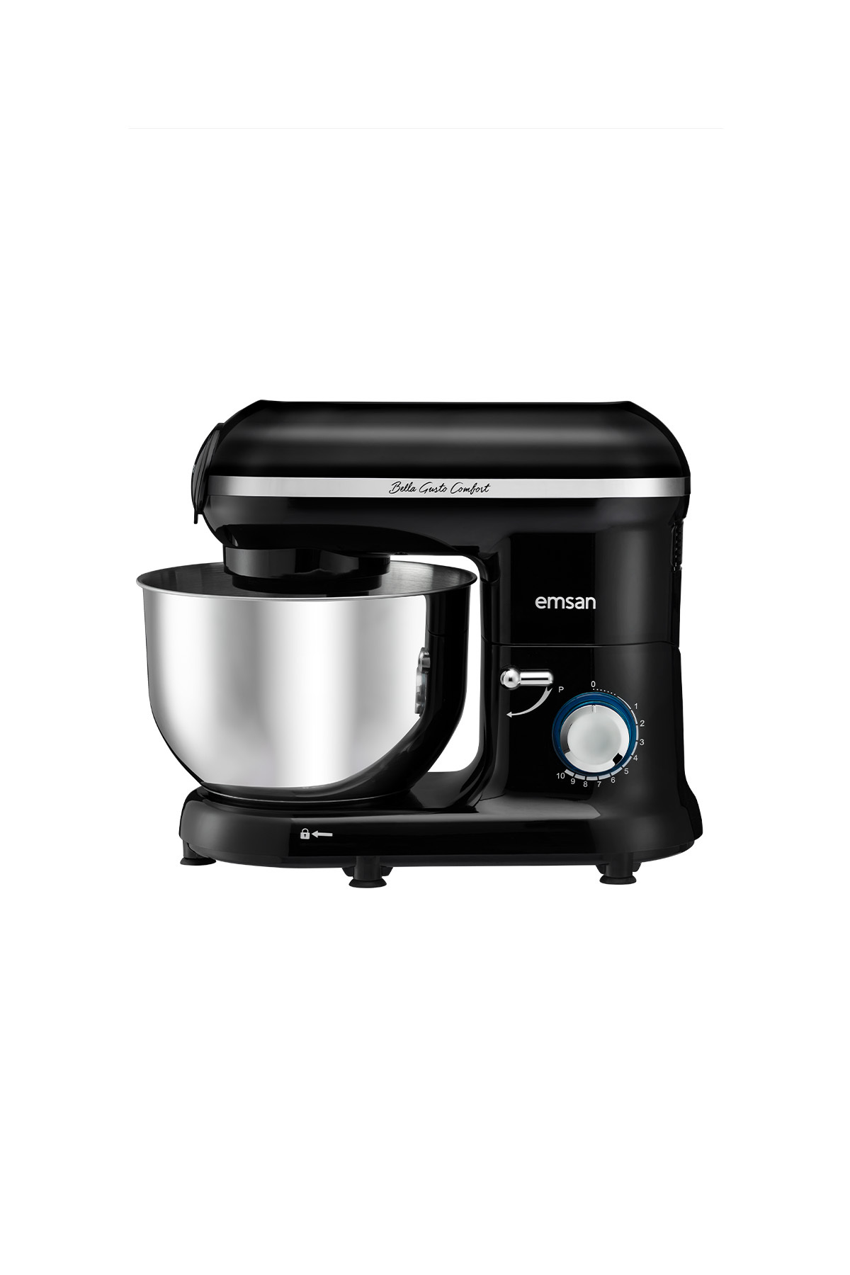 میکسر و ست پایه کامفورت BELLA GUSTO مشکی 1300W 5.5L اورجینال Emsan