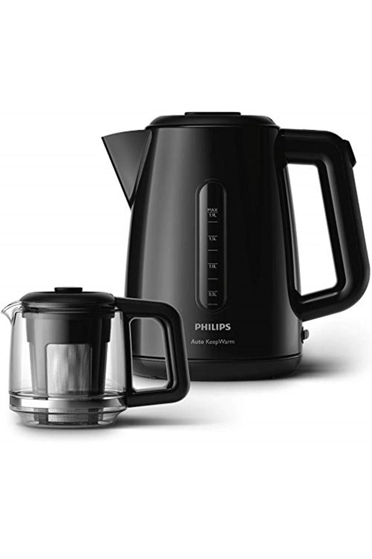 چای ساز مشکی اورجینال Philips