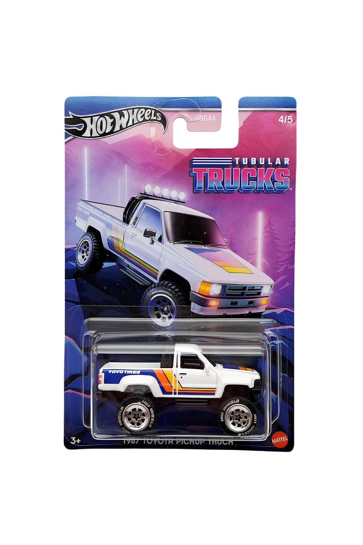 ماشین اسباب بازی با مضمون سری ویژه 1987 تویوتا وانت HRR98 هات ویلز اورجینال HOT WHEELS