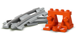 مجموعه ساختنی تونل و ریل قطار لگو LEGO سری دوپلو DUPLO مدل 10425، ۲۰ قطعه