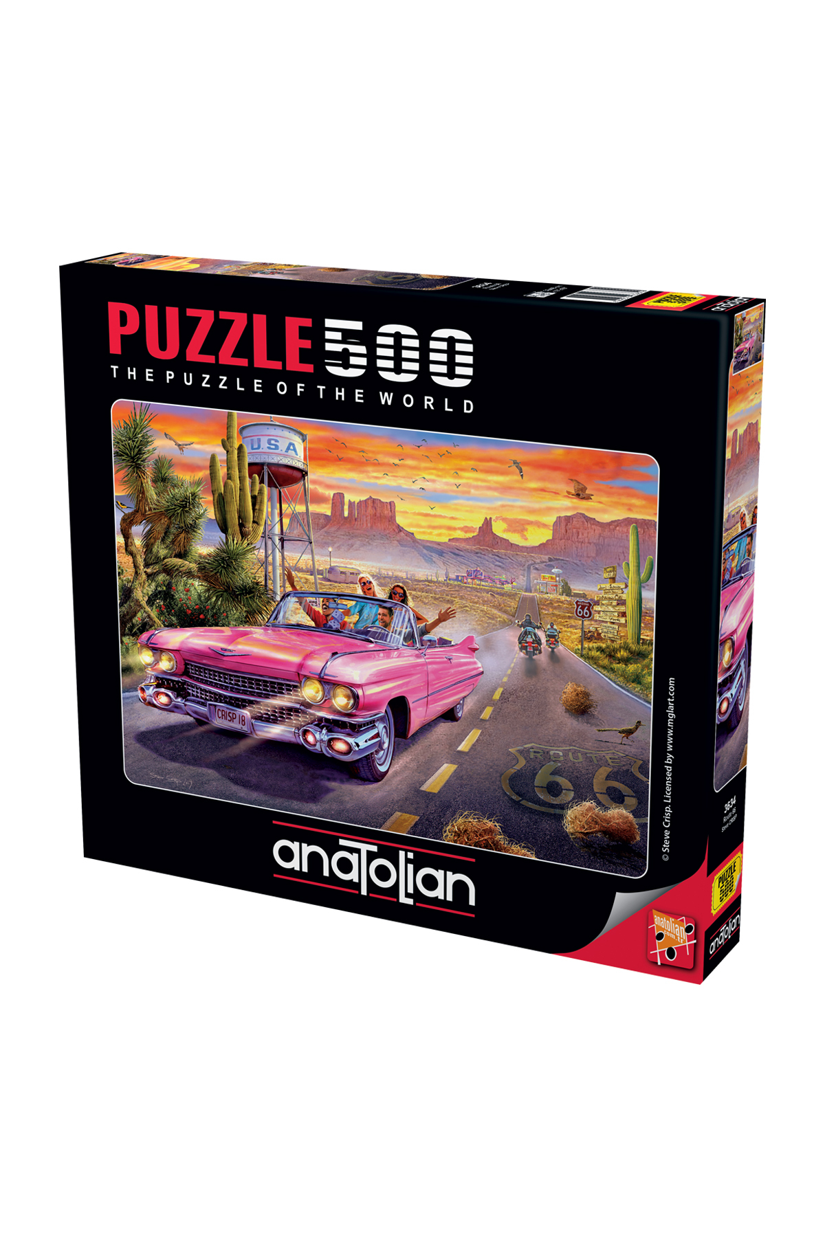 پازل 500 قطعه مسیر 66 3634 اورجینال Anatolian Puzzle