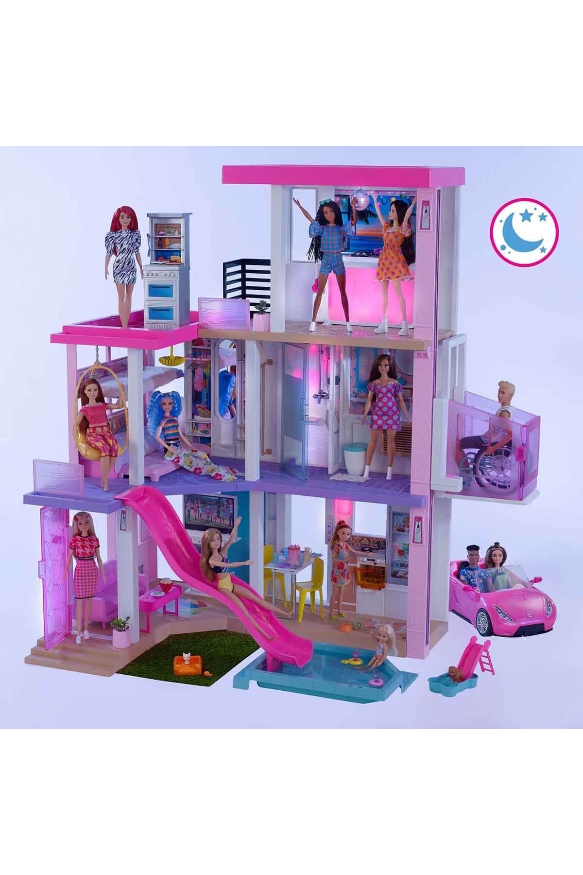 عروسک های اسباب بازی و لوازم جانبی خانه رویایی باربی GRG93 اورجینال Mattel