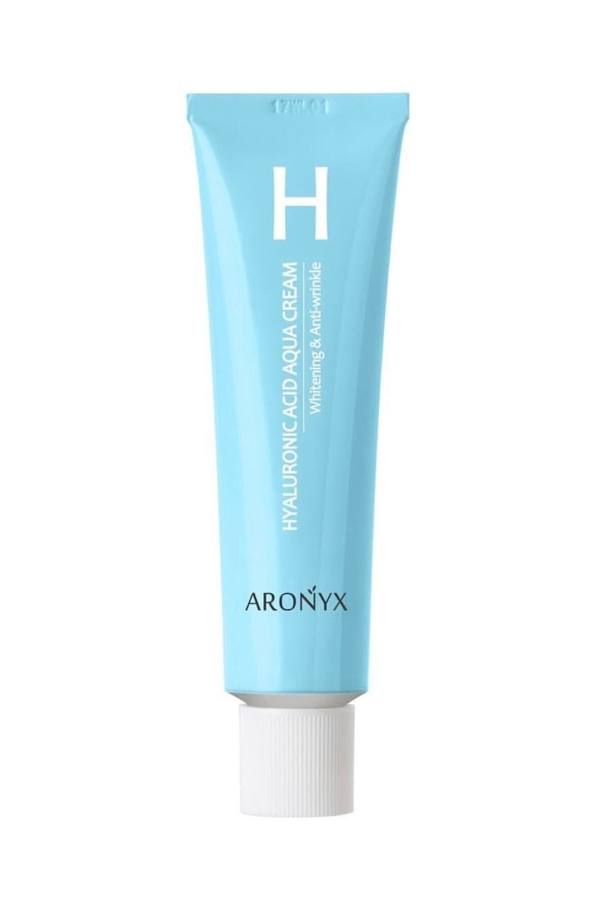 Aronyx کرم مرطوب کننده و تقویت کننده پوست چهار نوع اسید هیالورونیک 30 درصدی 50 میلی لیتر