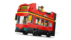 مجموعه ساختنی اتوبوس گردشگری دوطبقه قرمز لگو LEGO سیتی مدل 60407، ۳۸۴ قطعه