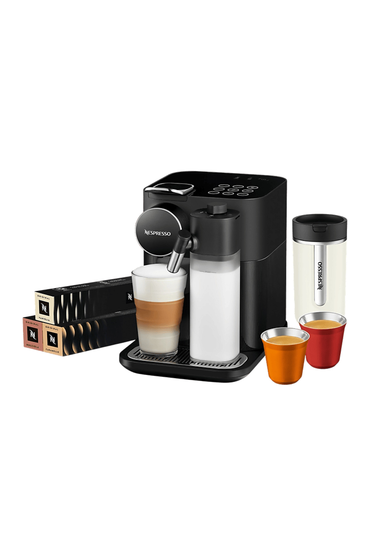 دستگاه اسپرسو و کاپوچینو ست گوشه قهوه F541 مشکی اورجینال Nespresso