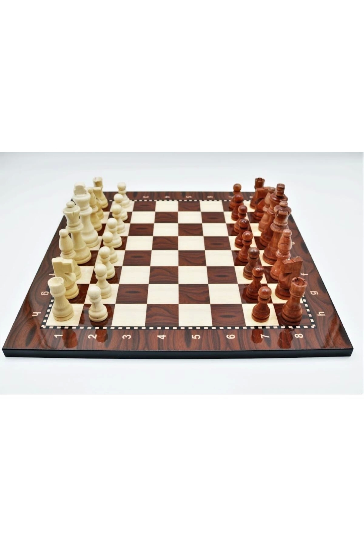 شطرنج ست چوبی لاکچری فیگور چکرز با کیفیت برتر 36X36 checkmate