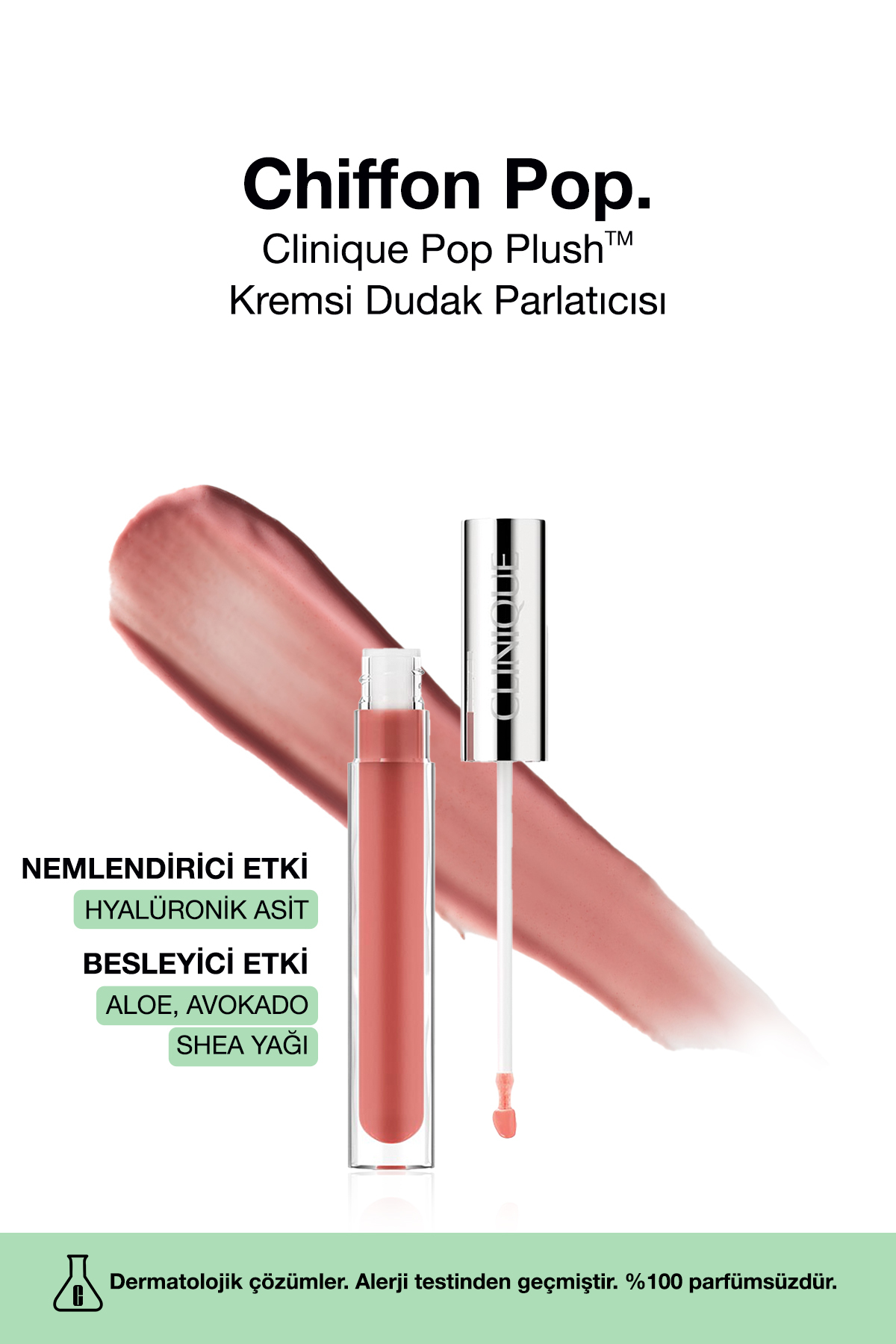 Clinique پوشش لب نرم Pop Plush ™ چیفون پاپ