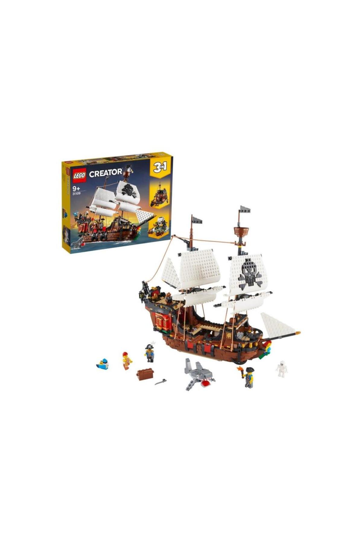 لگو و اسباب بازی های ساخت محور CREATOR 31109 ARADA PIRATE SHIP 1260 PIECES اورجینال LEGO