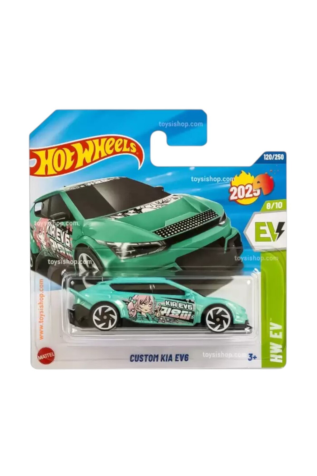 ماشین اسباب بازی KIA EV6 سفارشی HYX63 هات ویلز اورجینال HOT WHEELS