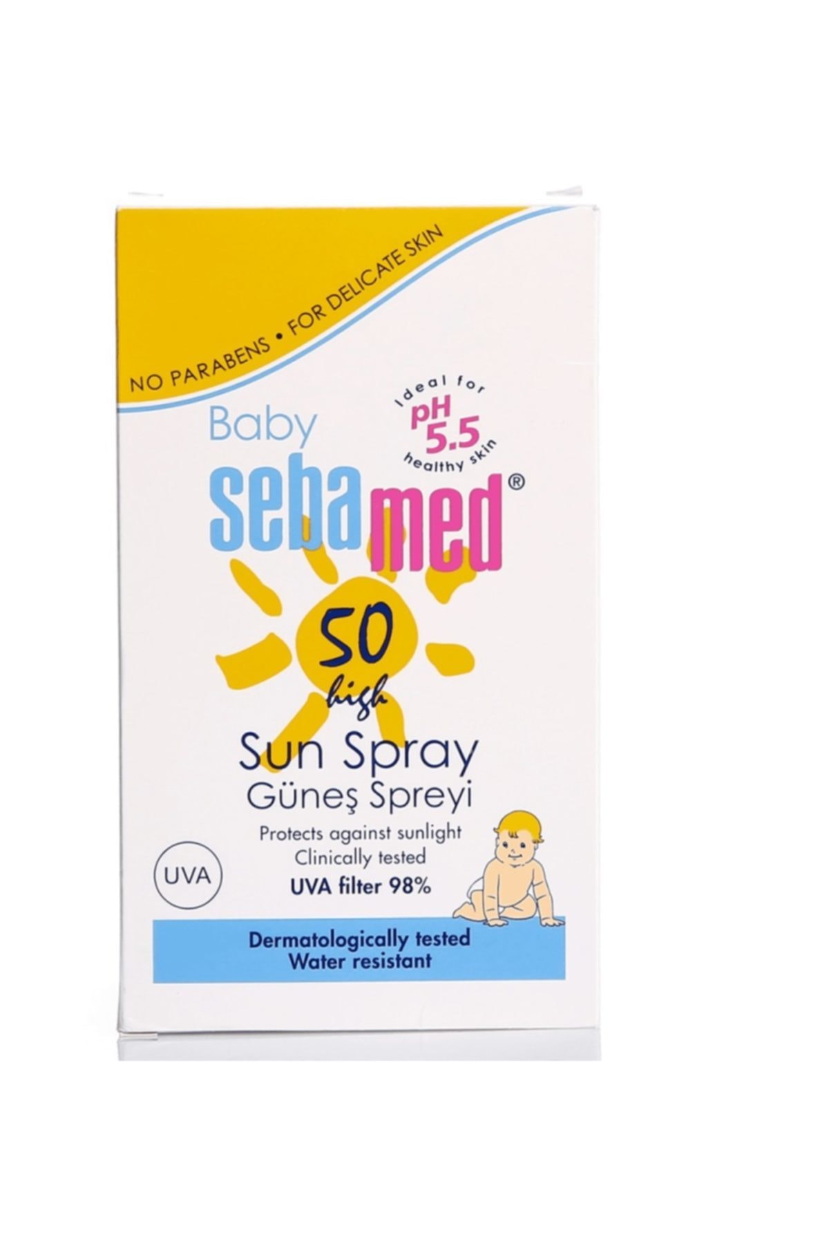 Sebamed اسپری ضد آفتاب کودک با SPF 50 حجم 200 میلی لیتر