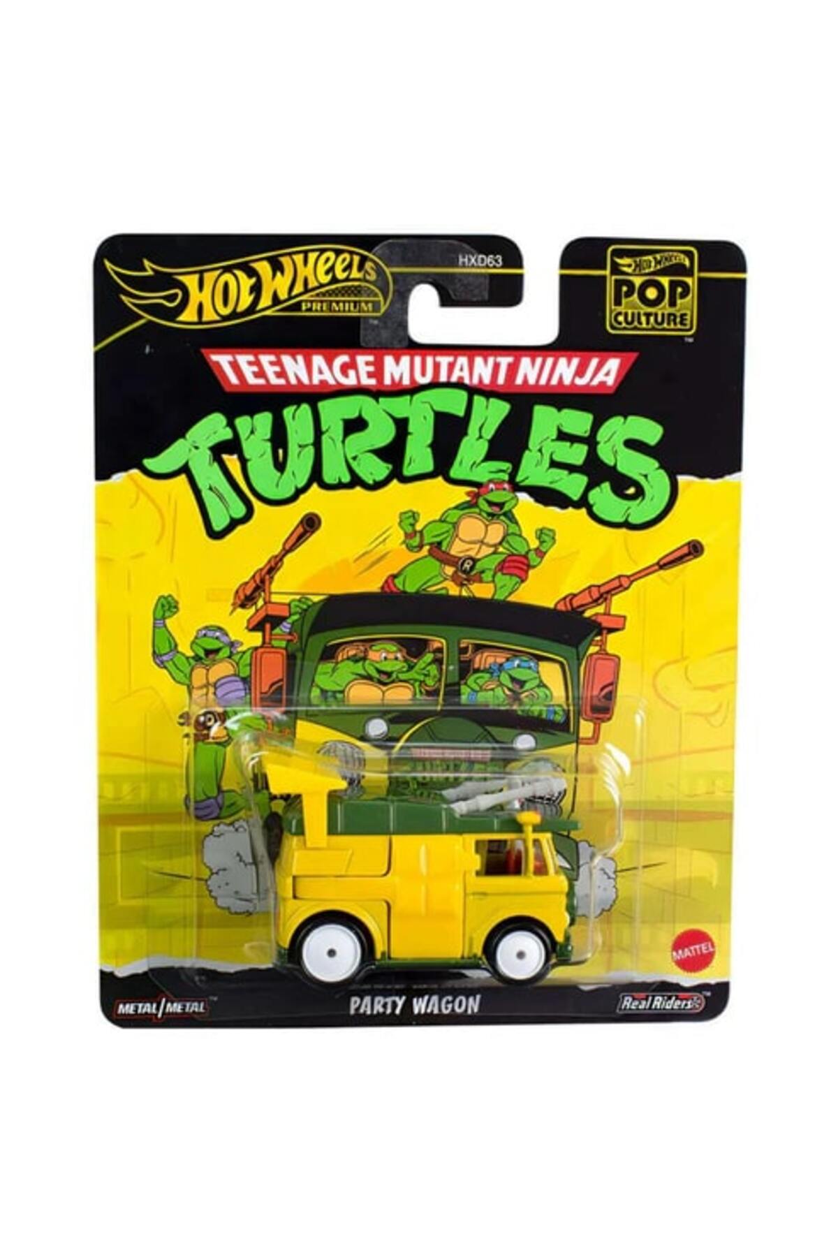 ماشین اسباب بازی فرهنگ پاپ نینجا لاک پشت های پارتی واگن HXF04 از ترکیه HOT WHEELS