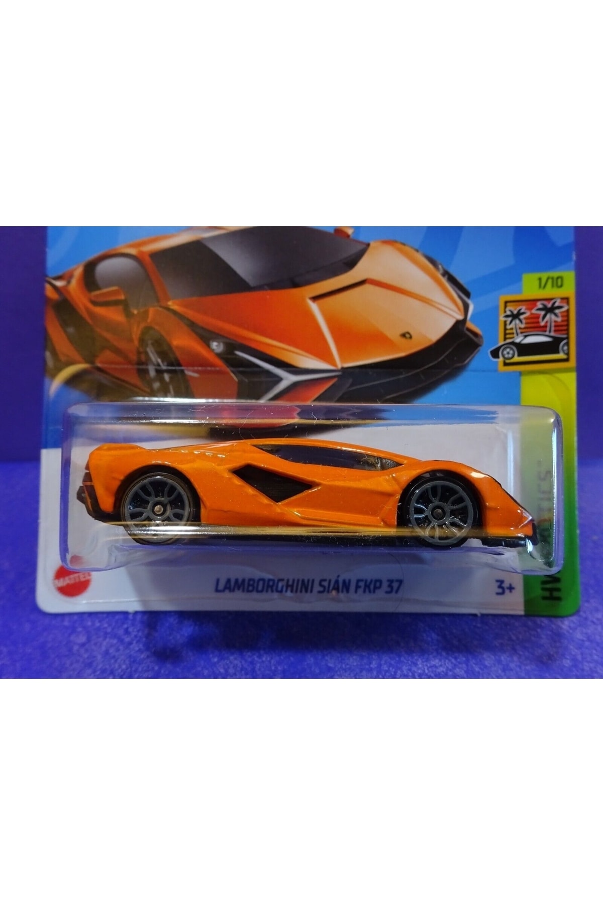 ماشین اسباب بازی LAMBORGHINI FKP 37. HW EXOTICS 1 10 SHORT KART. 2023 در نارنجی HOT WHEELS
