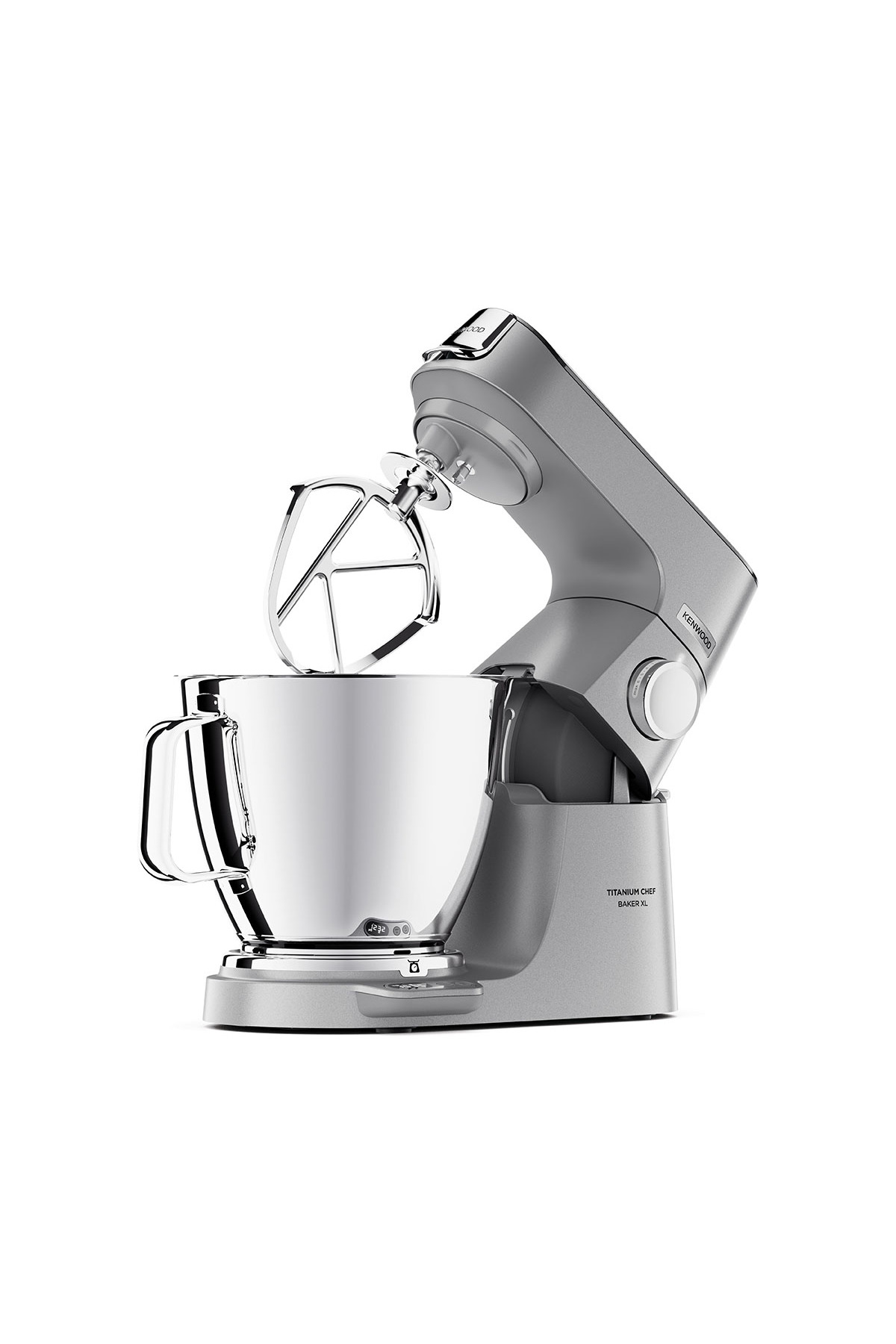 میکسر و ست TITANIUM CHEF BAKER XL SILVER KITCHEN KVL85 اورجینال Kenwood