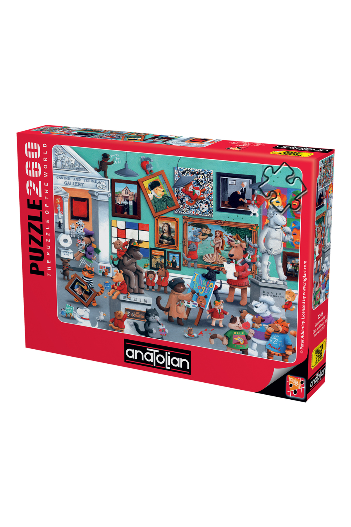 پازل اره منبت کاری مویی 260 XL PIECE ART LOVERS 3345 از ترکیه Anatolian Puzzle