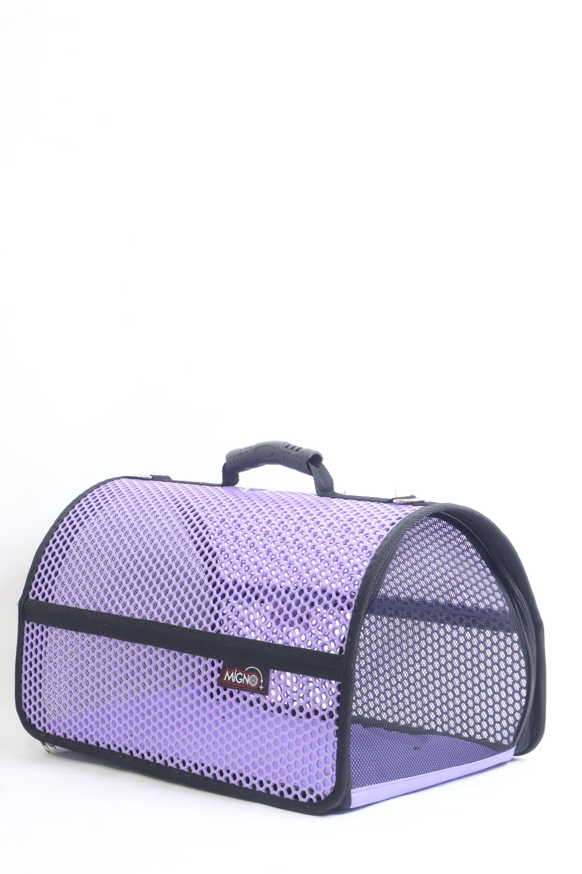 کیف حمل شانه‌ای گربه و سگ میگنو Migno FLYBAG Voyager، مدل توری بنفش