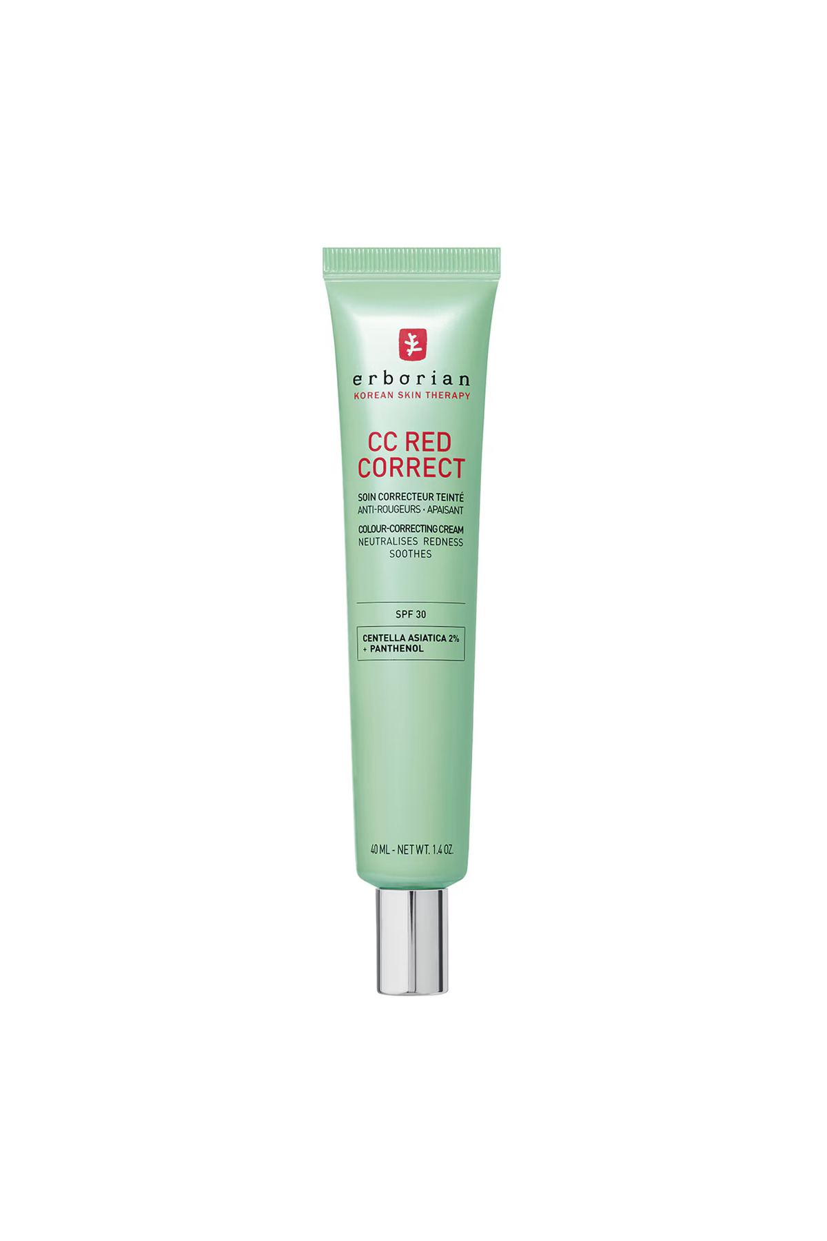 کرم بی و سی CC RED CORRECT REDNESS BALANCING CREAM 45 ML اورجینال erborian