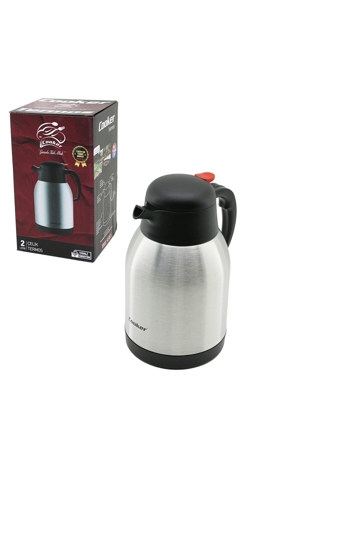 فلاسک قمقمه فولادی 2LT CKR 2005 4457 اورجینال Go İthalat