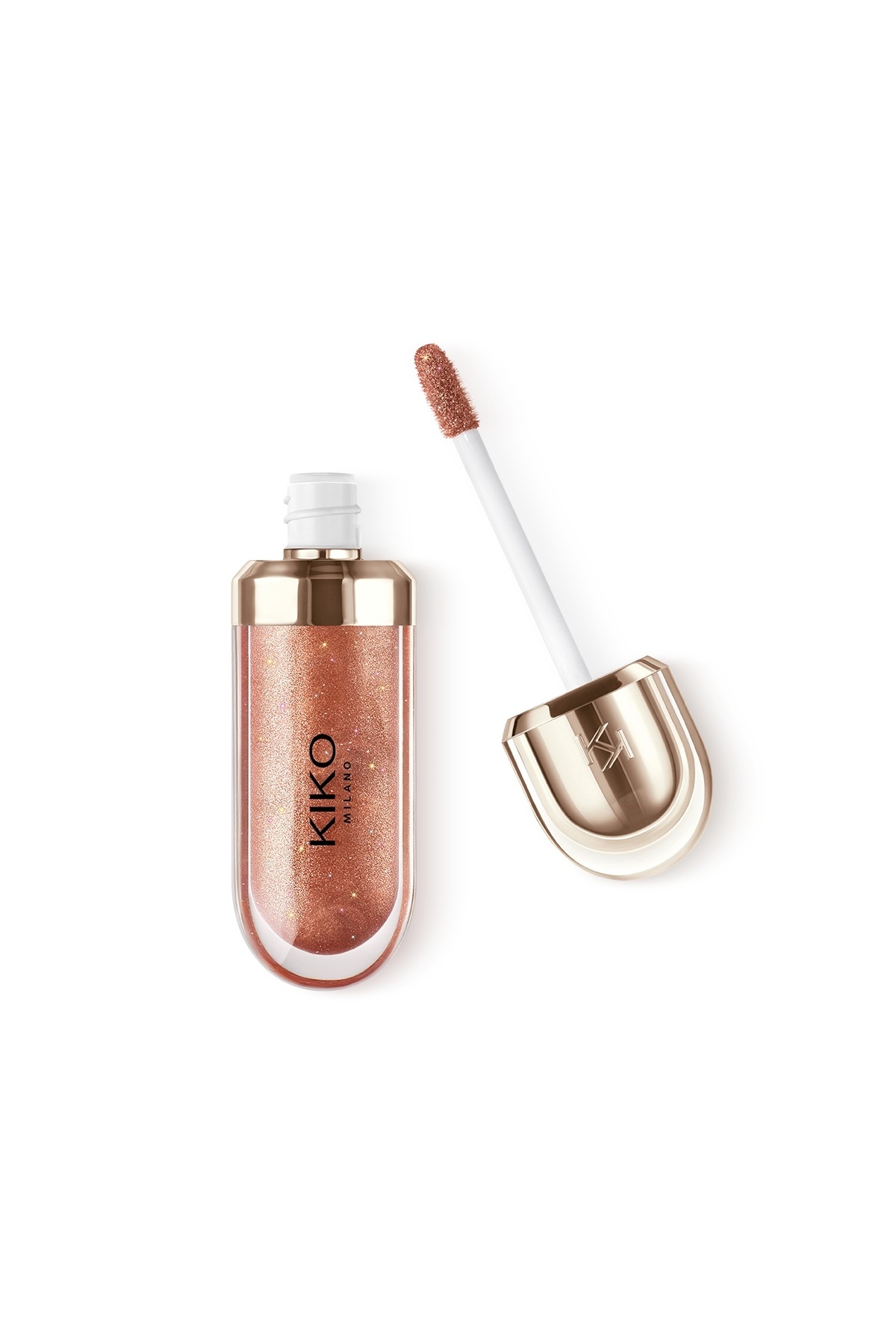 لیپ گلاس 3D Hydra از برند کیکو میلانو لیمیتد ادیشن کد ۴۲ Charming Copper چارمینگ کوپر