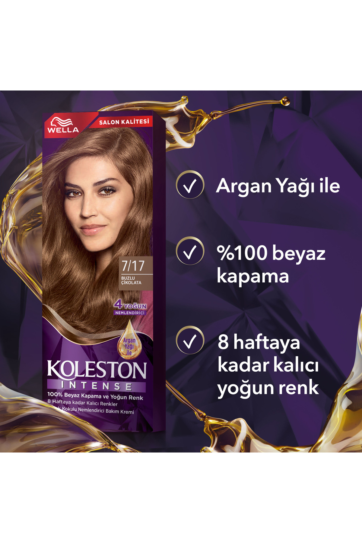 رنگ موی زنانه وولا کولستون اینتنس 7/17 بوزلو چیکولاتا ولا Wella
