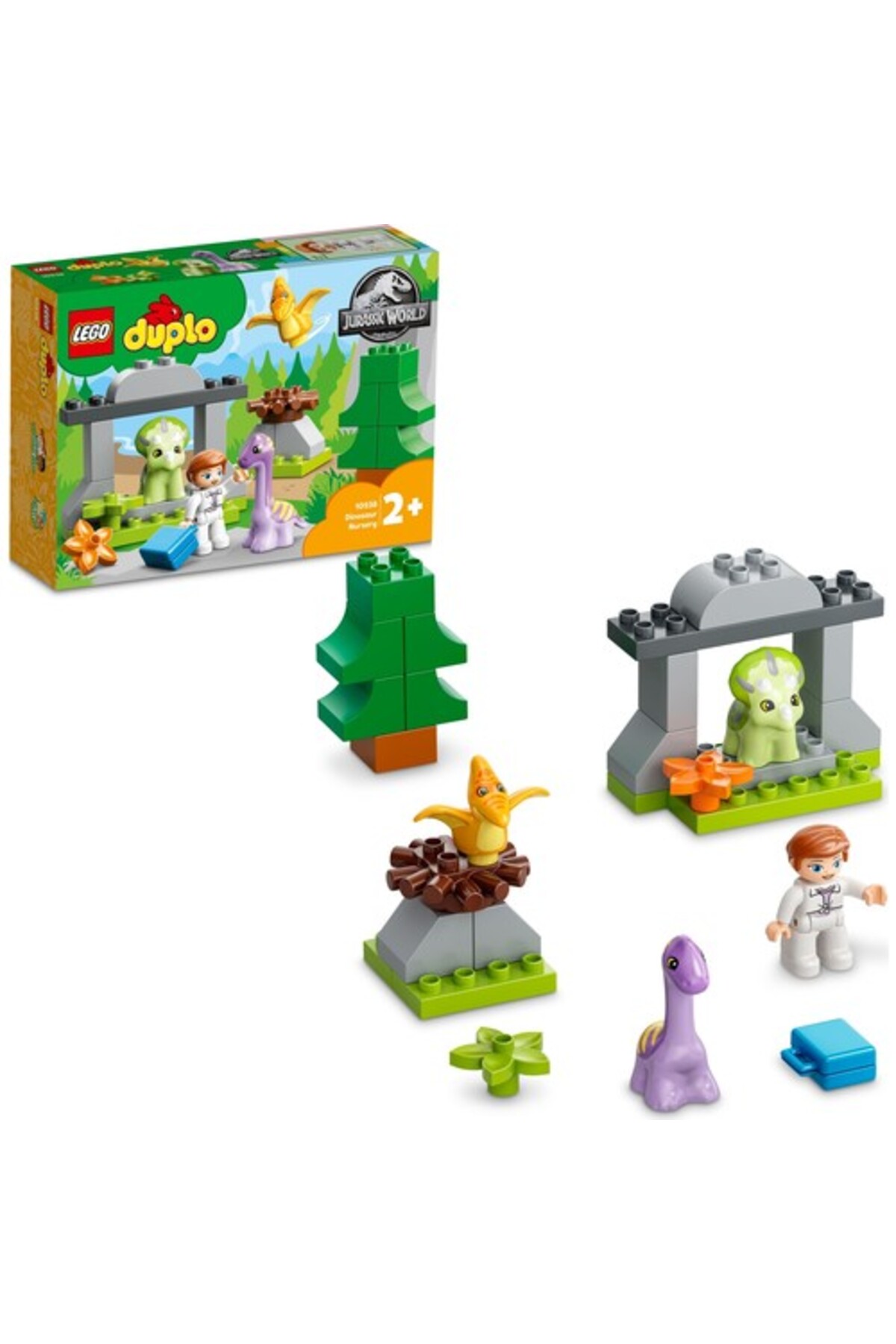 لگو و اسباب بازی های ساخت محور 10938 ® DUPLO® JURASSIC WORLD DINOSAUR NEST 27 PIECES +2 YEARS از ترکیه LEGO