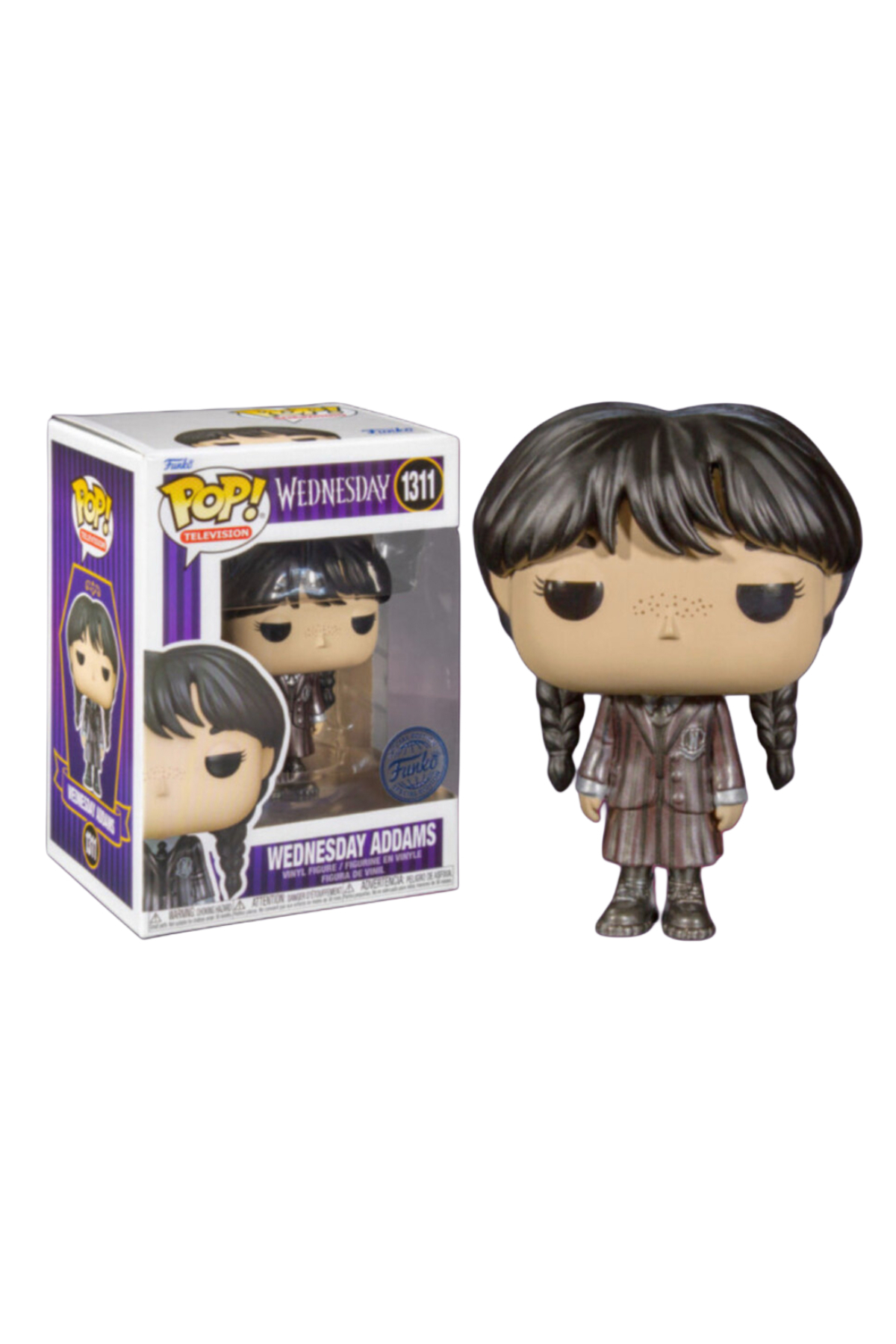 فیگور چهارشنبه آدامز انحصاری متالیک پاپ! 1311 Funko