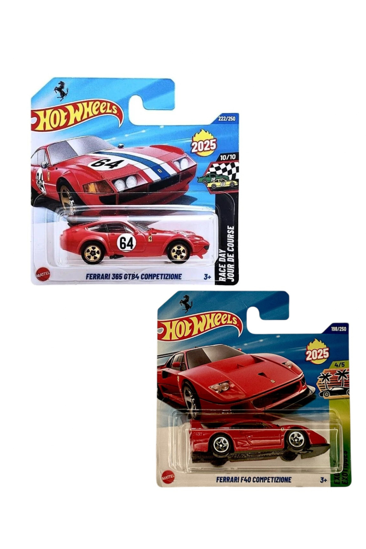 ماشین اسباب بازی فراری F40 COMPETIZIONE 365 GTB4 از ترکیه HOT WHEELS