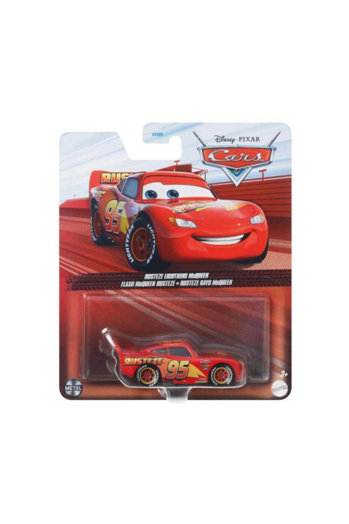 مدل خودرو CARS MOVIE 1 55 SCALE SINGLE CHARACTER VEHICLES FGD64 RUSTEZE LIGHTNING MCQUEEN اورجینال DİSNEY