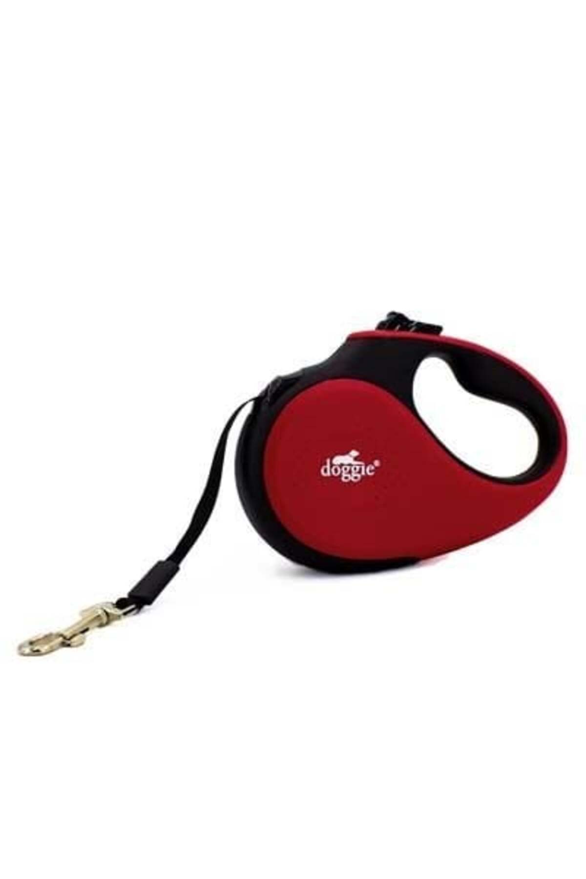 بند قلاده اتوماتیک سگ داگی Doggie سری Soft، سایز Small، قرمز