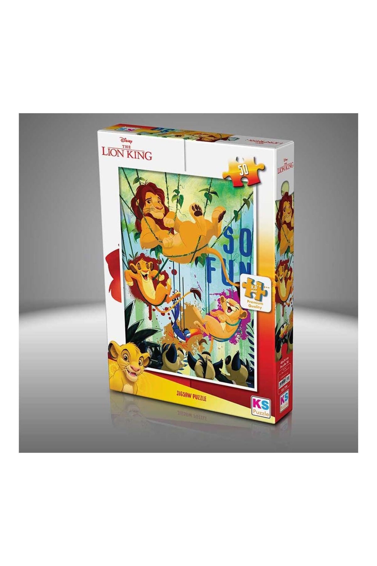 پازل شیر پادشاه 50 قطعه اورجینال Ks Games